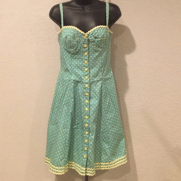 Betsey Johnson Dresses & Skirts - Rare Vintage Betsey Johnson Retro Polka Dot Dress